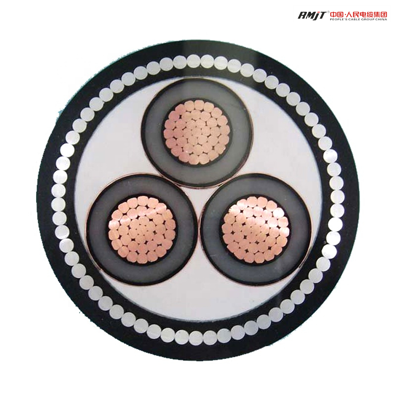 8.7/10kV (15kV) Aluminum Conductor XLPE Insulated Underground Medium Voltage Power Cable